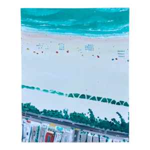 Florida Beach Bird's Eye Perspective by Joe Davis