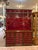 Brown Custom Vintage Mid-Century Modern Mahogany Glass Front Hutch For Sale - Image 8 of 10