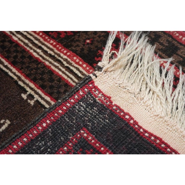 Vintage Tribal Afghan Rug 2'9'' X 5'0'' For Sale - Image 11 of 11