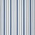 SAMPLE - Schumacher X Mark D. Sikes Markie Stripe Fabric In Indigo For Sale