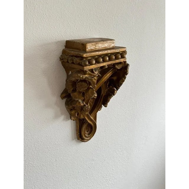 Vintage Small Wall Shelf, 1950s For Sale - Image 4 of 12