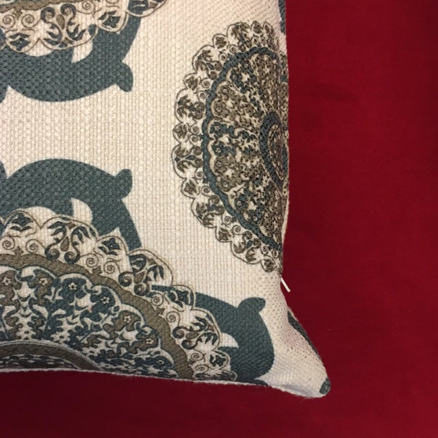 Printed Woven Pillow With New Insert For Sale In Miami - Image 6 of 10