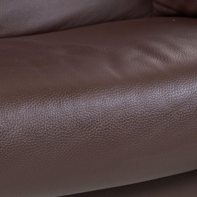 Two-Seater Leather Sofa from Erpo Milano For Sale - Image 4 of 11