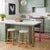 Bring relaxed sophistication to kitchen counters and gathering spaces with the Butler Specialty Company Ballito Rattan...