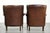 English Sheepskin Wingbacks with Colors, Set of 2 For Sale - Image 3 of 18