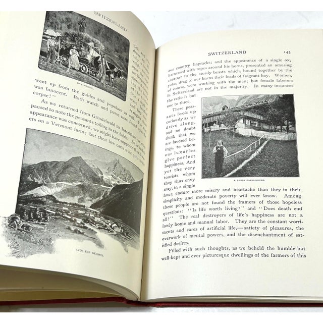 Decorative Library Books John L. Stoddard's Lectures Complete - Set of 15 For Sale - Image 9 of 11