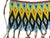 Glass Vintage Ceremonial Skirt Kirdi Beaded Cache Sex Pikuran Cameroon 18" W For Sale - Image 7 of 9