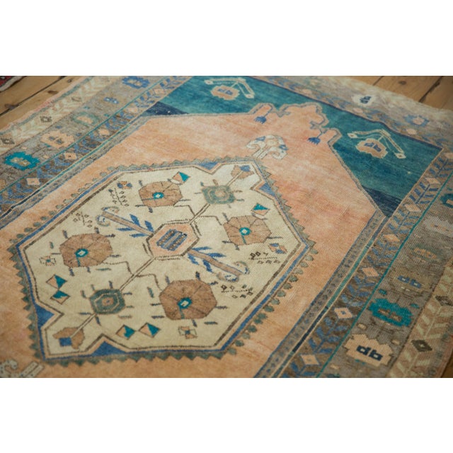 1980s Vintage Distressed Oushak Rug - 3'11" x 5'11" For Sale - Image 5 of 11