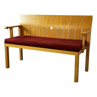 Modernist Sculptural Sofa by Arno Votteler for Bisterfeld and Weiss, 1980s For Sale