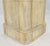 large 19x19 Square Faux Travertine 41" Tall Carved Geometric Decorative Pattern For Sale - Image 10 of 12