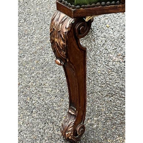English Country Mahogany Library Armchair For Sale - Image 14 of 16
