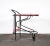 Black and Red Bar Cart in the Style of Yrjo Kukkapuro for Avarte, 1980s For Sale - Image 13 of 13
