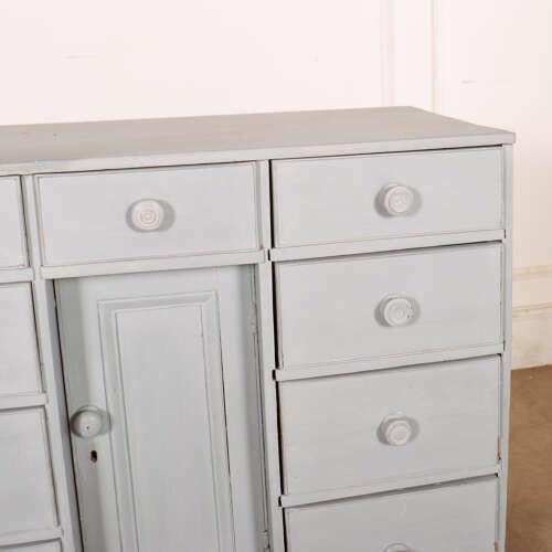 English Pine Painted Sideboard For Sale - Image 4 of 9