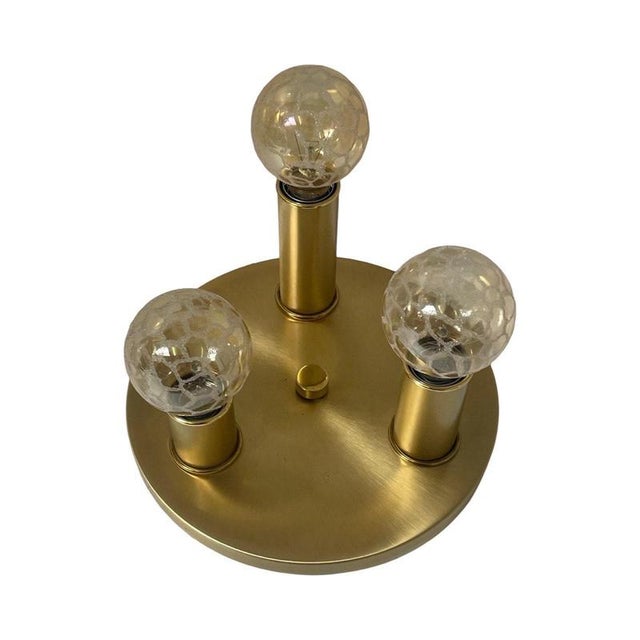 Vintage German made wall or ceiling mounted lamp. Made by Helestra in the 1980’s/1990’s. The lamp is marked on the inside...