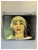 1920s Art Deco Original Portrait Painting on Box For Sale - Image 4 of 8