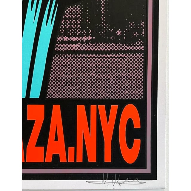 Early 21st Century New York City Pop-Art Chris Robinson "Liberty Torch" Screenprint c.2004 For Sale - Image 5 of 8