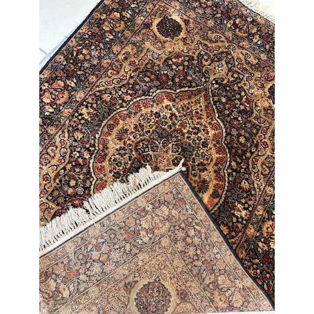 1980s Tabriz Style Rug , 4'2" X 6'3" For Sale - Image 5 of 10
