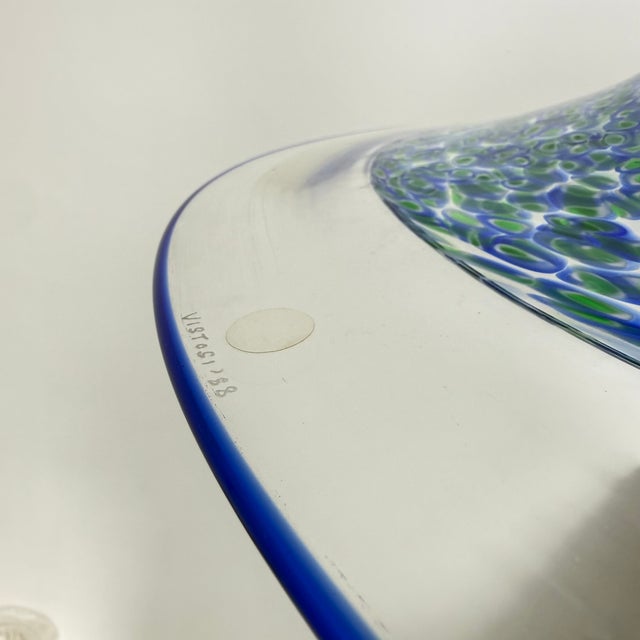 Metal Neverrino Pendant Lamp in Blue Murano Glass by Gae Aulenti for Vistosi, Italy, 1970s For Sale - Image 7 of 18