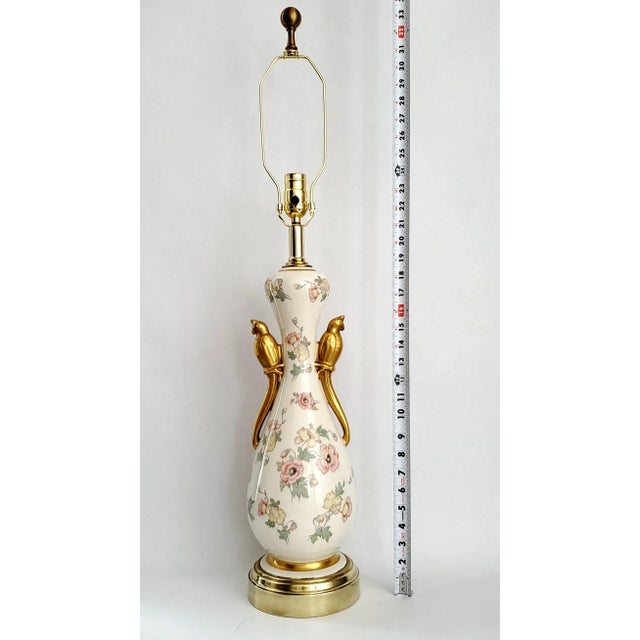 Christopher Spitzmiller, Inc Lamp Pair Gold Parrots For Sale - Image 4 of 13