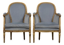 Example of Louis XVI Bergere Chairs