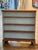 19th Century 19th Century Pine Open Bookcase With Painted Blue Interior For Sale - Image 5 of 13