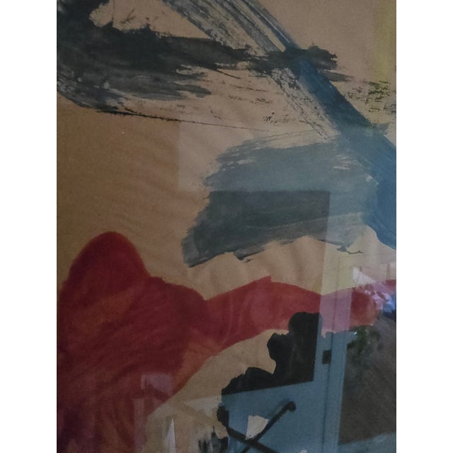 Vintage Mid Century Modern Abstract Expressionist Painting For Sale - Image 4 of 5