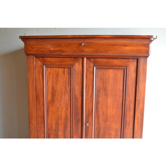 Antique Mahogany Girls Wardrobe For Sale - Image 3 of 10