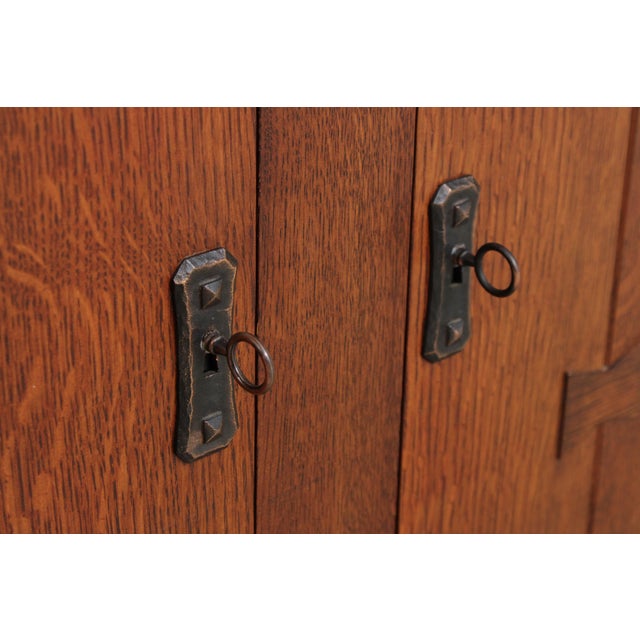 Brown Gustav Stickley Mission Oak Buffet Server For Sale - Image 8 of 18