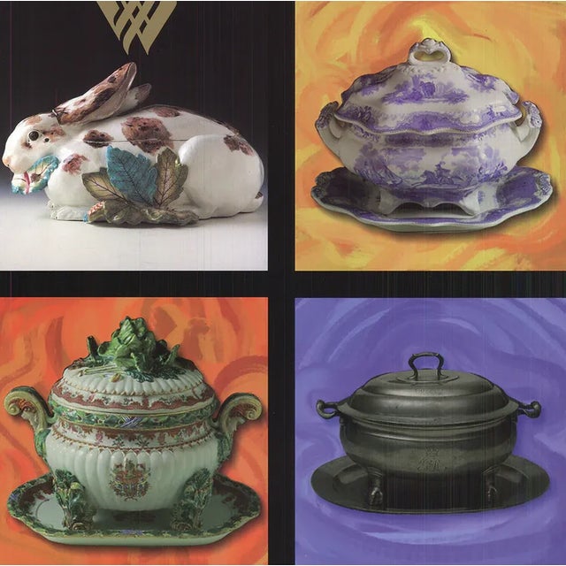 Late 20th Century Artist Unknown 'The Campbell Collection of Soup Tureens at Winterthur' Offset Lithograph For Sale - Image 4 of 4