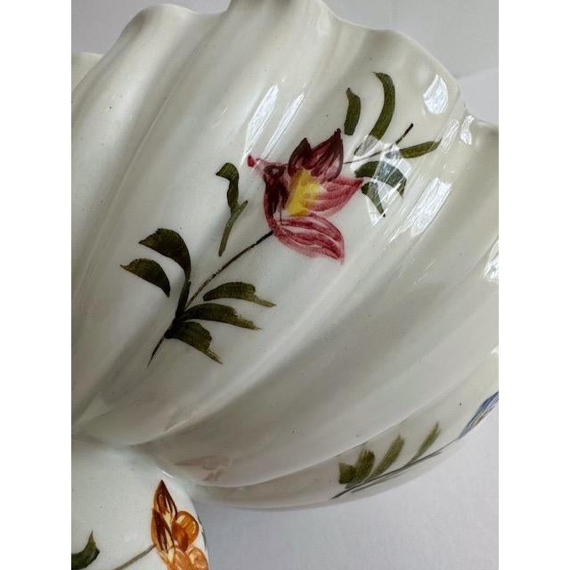 Early 21st Century Italian Rococo Dolphin Pedestal Dish For Sale - Image 5 of 12