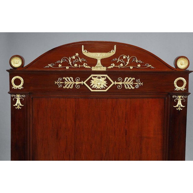 Wood Empire Mahogany and Gilded Bronzes Bed, 1810s For Sale - Image 7 of 15