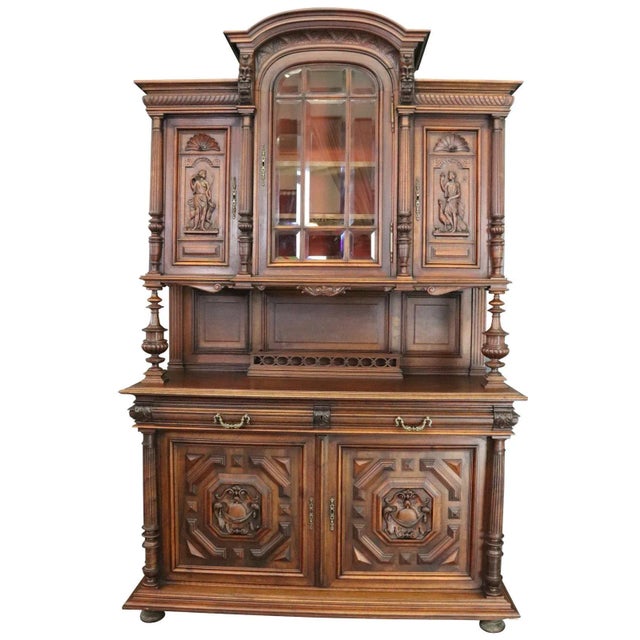 Mahogany Henry II-Style Buffet For Sale - Image 12 of 12