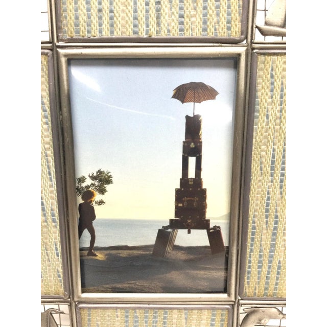 Vintage Pewter Ocean Theme 4 X 6 Photo Frame For Sale In Portland, ME - Image 6 of 11