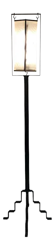 Edgar Brandt French Art Deco Floor Lamp
