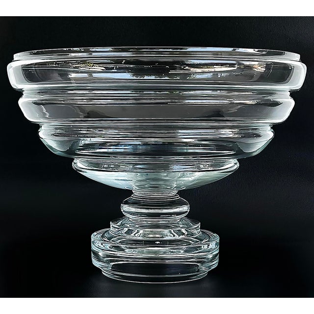 Global Views Large Blown Glass Centerpiece Bowl by Global Views Made in Portugal For Sale - Image 4 of 10
