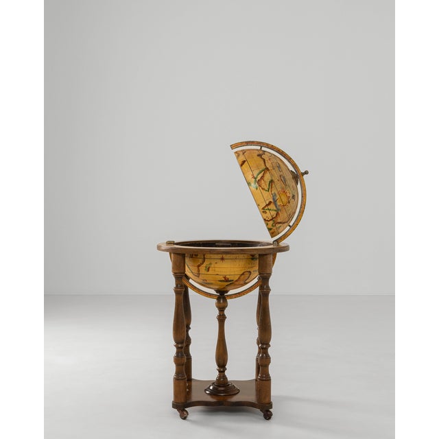 1970s French Baroque Style Globe Bar Cart With Wheels For Sale - Image 17 of 18