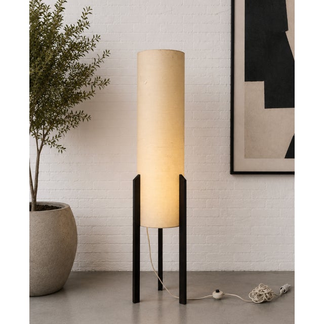 Mid-Century Modern Mid Century Modern Floor Lamp | Mid Century Modern Danish Rocket Floor Lamp Attributed to Dame & Co., Denmark C. 1950’s For Sale - Image 3 of 14