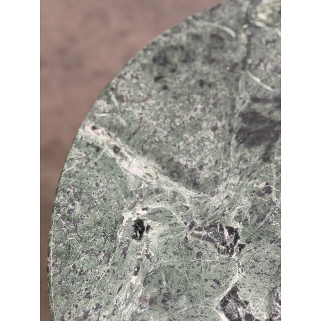 1980s Green Marble Bistro Table For Sale In Los Angeles - Image 6 of 10