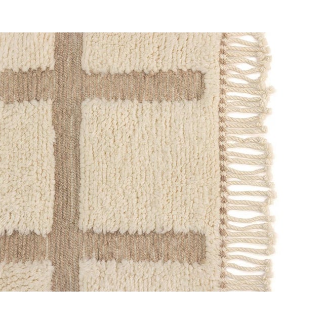 Textile Hand-Knotted Wool Premium Rug by Azele Studio For Sale - Image 7 of 10