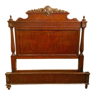 Thomas & Gray Umbria Mahogany Queen Bed For Sale