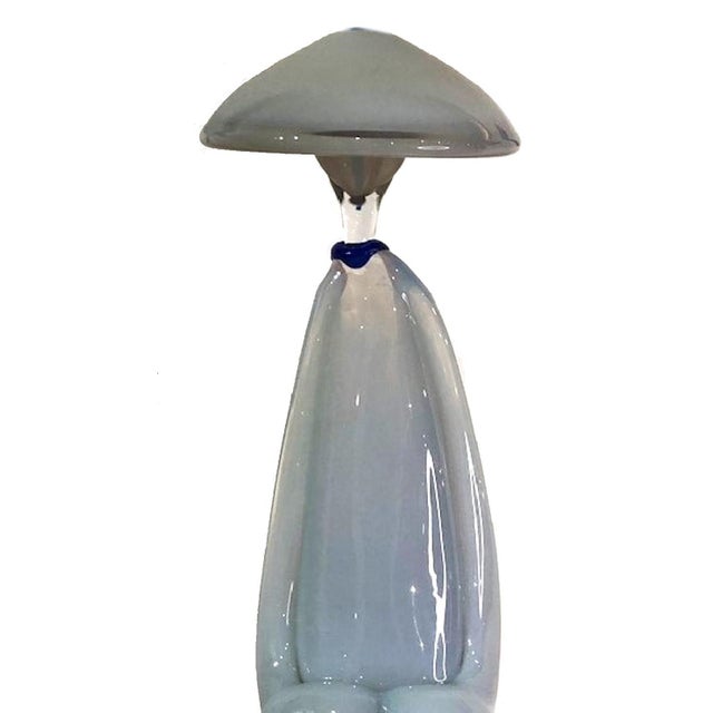 Modern Alfredo Barbini, Chinese Woman, Modernist Murano Art Glass Sculpture, ca. 1960s For Sale - Image 3 of 10