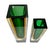 Mid-Century Modern Murano Sommerso Glass Vase Pair by Flavio Poli for Alessandro Mandruzzato, 1960s For Sale - Image 3 of 8