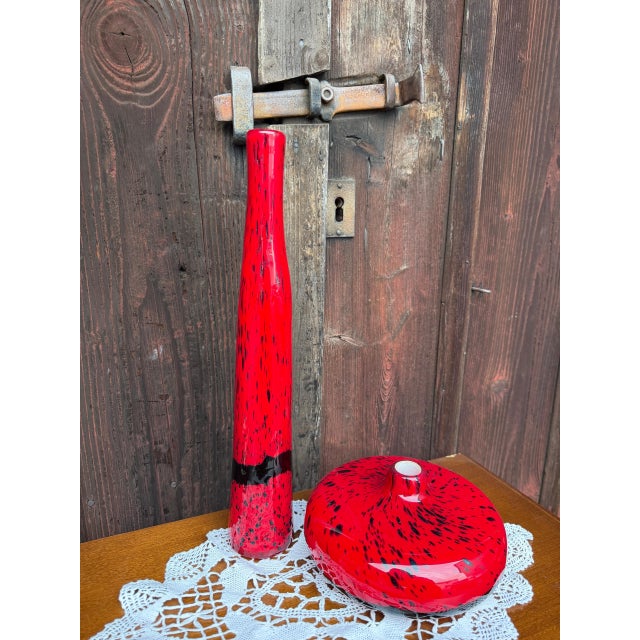 Vintage Murano Glass Vases, 1970s, Set of 2 For Sale - Image 16 of 18