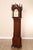 High Quality American Made Sligh Grandfather Clock Crafted In The Colonial Newport Style. This Tall Case Clock Features A...