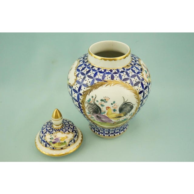 Antique Rococo Porcelain Potiche Vase, 1700s For Sale - Image 14 of 18