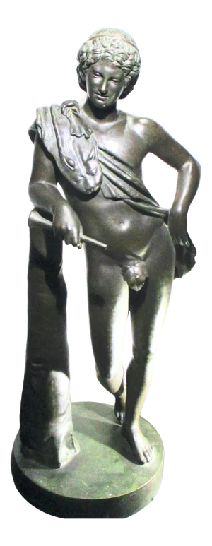 Large Grand Tour Resting Satyr Bronze