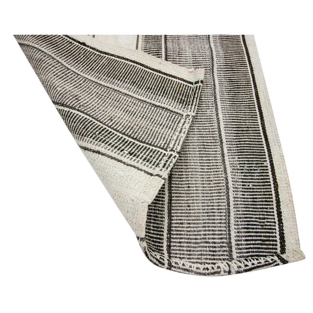 Mid 20th Century 1960s Vintage Turkish Kilim Runner- 2′7″ × 12′3″ For Sale - Image 5 of 7