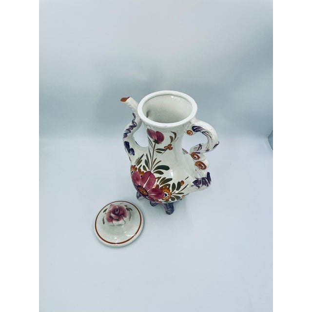 Majolica Jug Vase from Bassano, Italy, 1965 For Sale - Image 11 of 15