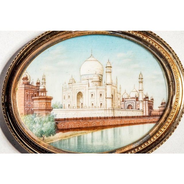 An enchanting relic of the Grand Tour era, this exceptional nineteenth-century portrait miniature captures one of the...