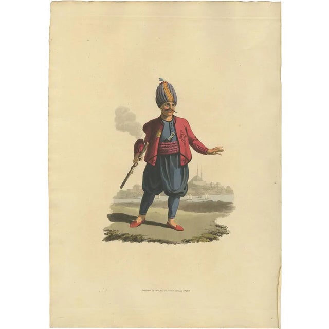 Soldier of Turkish Artillery, 1818, Paper For Sale